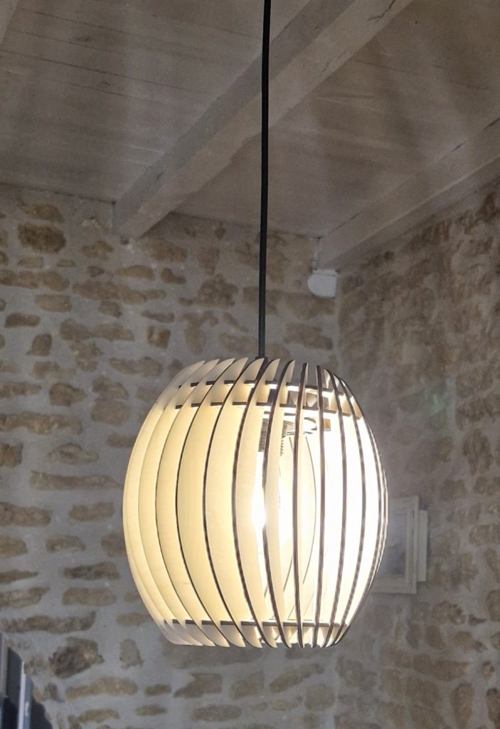 Lustre lamelles