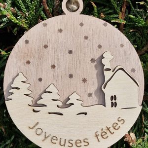 Boule "Joyeuses fêtes"